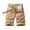 Khaki, variant on Vivianyo HD Fashion Summer Shorts for Big Mens and Tall Men's Plus Size Cargo Shorts Multi-Pockets Relaxed Summer Beach Shorts Pants