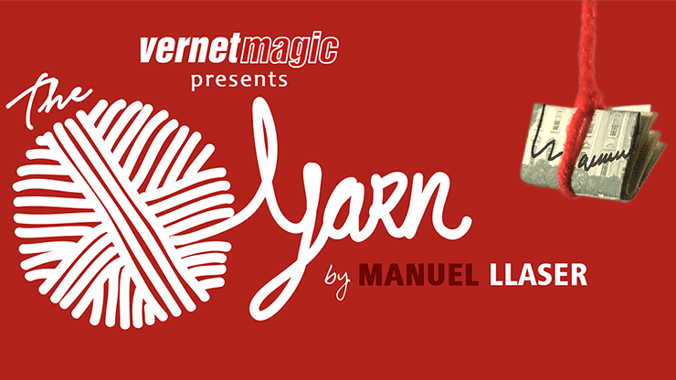 Gimmicks and Online Instructions The Yarn by Manuel LLaser Magic Tricks,Fun 
