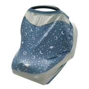 Boppy 4 and More Multi-use Cover, Blue Starry Sky, Quick-dry UPF 50+ Knit and Breathable Mesh, Versatile Cover
