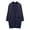 Navy, variant on Ediodpoh Womens Cardigans Knit Cardigan Long Open Front Sweater Soft Loose Fit Solid Color Outwear Cozy Fall Winter Black L