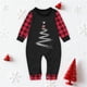 thumbnail image 1 of Pijamas familiares europeos con estampado navideño de moda, traje para padres e hijos, monos de poliéster para bebés., 1 of 3