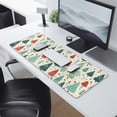 thumbnail image 2 of Long Mouse Pads for Desk,Beige Christmas Tree Pattern Desk Mats on Top Of Desks, Desk Mouse Pad Extra Large with 3mm Non-Slip Base and Stitched Edge for Gaming,Office,Work,Home 31.5x11.8in, 2 of 5