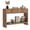 47" Vintage Brown, variant on ROGALIS Console Table with Drawers, 47 Inch Narrow Entryway Table with Open Storage Shelves for Living Room