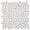 Hessian, variant on SAMPLE-Fabrique Muslin Grey 12" x 12" Stone Subway Basketweave Mosaic Tile