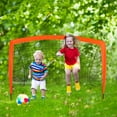 thumbnail image 4 of Buts de Soccer, Ensemble de 2 - Taille 3.6'x2.7' Portable Pliable, 4 of 8