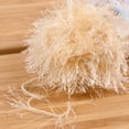 thumbnail image 3 of JubileeYarn Feather Whimsy Eyelash Yarn - 50g/Skein Fine Polyester Faux Fur - Persimmon - 6 Skeins, 3 of 6
