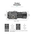 thumbnail image 2 of Aqestyerly New Product 3 * Led Strong Light Multifunctional Flashlight with 3 Eyes Small Steel Type-C Charging Convenience Mini Flashlight Smart Wear and Other HWRETIE, 2 of 8