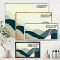 thumbnail image 4 of Designart 'Landscape With Hills Abstract Geometric Art' Modern Framed Canvas Wall Art Print, 4 of 5
