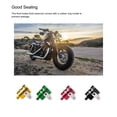 thumbnail image 3 of Riwesomey Cilindro de aceite de motocicleta CNC Universal, depósito de líquido de frenos delanteros, olla de superficie lisa a prueba de fugas, Accesorios para motos Rojo, 3 of 6