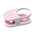 thumbnail image 2 of Soporte para tazas y botellas de plástico reforzado con clip para colgar en el escritorio. Rosa, 2 of 9