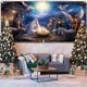 thumbnail image 5 of Banderín Navideño Para Garaje Y Hogar | Crea Un Ambiente Cálido Y Acogedor | Reunión Familiar | Decoración Festiva | 400 X 180 Cm | Material De Poliéster, 5 of 7