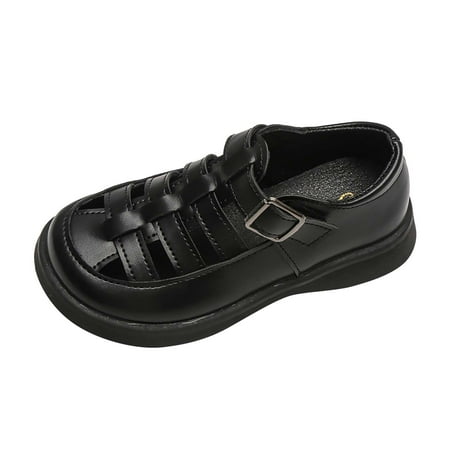 

Binmer Summer Middle And Big Children Girls Boys Beach Shoes Soft Sole Toe Crash Sandals Roman Sandals
