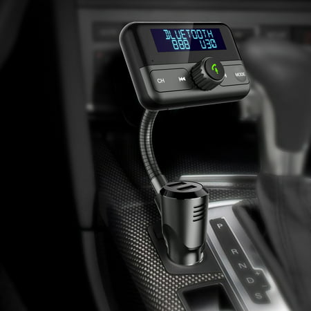 2019 New Upgrade handsfree car bluetooth FM Transmitter Built-in High Sensitivity Microphone Quick charge3.0 USB (Best Car Bluetooth Fm Transmitter 2019)