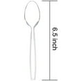 thumbnail image 2 of Clear Plastic Forks/Spoons/Knives - Heavyweight Disposable Forks/Spoons/Knives- 6.7inch Heavy Duty Clear Cutlery - Plastic Utensils - Perfect for Parties and Restaurants, 2 of 8