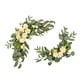 thumbnail image 2 of 2 piezas de coronas de peonía falsas Flores artificiales Swag Centro de mesa Guirnaldas Arreglos florales de estilo rústico Flores de arco de boda perfecl Corona colgante de puerta delantera, 2 of 8