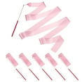 thumbnail image 1 of Uxcell Dance Ribbons, Gymnastics Dance Streamers with Non-Slip Wand Dance Flags Light Pink, 1 of 7