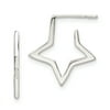 Primal Silver Sterling Silver Star Earrings
