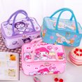 thumbnail image 1 of Sanrio-fiambrera térmica de viaje, bolsa de comida de gran capacidad, bonita, Kuromi Cinnamoroll, Hello Kitty Melody, 1 of 5
