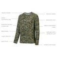 thumbnail image 2 of Bassdash FS13M Men's Hunting Camo Performance Long Sleeve Shirt Fishing UPF50+, 2 of 7