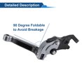 thumbnail image 6 of Short Long Brake Clutch Levers for Yamaha MT125 2014-2021 6 Position Motorcycle Handlebar Brake Lever Aluminum Alloy Titanium Head Black Handle, 6 of 6