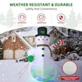 thumbnail image 4 of 7Ft Christmas Inflatables Snowman, Blow Up Snowman, Built-in Rotating Colorful Projector LED Lights Yard Decor for Party Indoor Garden Lawn Xmas, 4 of 8