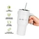 thumbnail image 2 of Termo de Acero Inoxidable HIKEO Doble Pared Vaso Térmico 2 Piezas 1.2 Litros, 2 of 9