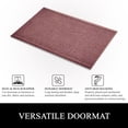 thumbnail image 6 of A1HC Indoor Outdoor Mat, Front and Back Entrance Welcome Mats, Front Door Patio Mats 24x36 Inches, Non-Slip Easy Clean Entrance Washable Large Size Doormats, Chocolate Brown, 6 of 6