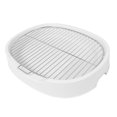 thumbnail image 1 of Dog Potty Tray, Easy To Clean Dog Training Toilet  for Small and Medium Dogs Grey,White, 1 of 7