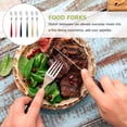 thumbnail image 4 of GOOHOCHY 6 PCS Forks Fruit Forks Cake Forks Exquisite Ensalada Forks Home Food Forkks, 4 of 8