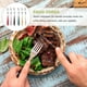 thumbnail image 2 of 6 PCS Forks Fruit Forks Cake Forks Exquisite Ensalada Forks Home Food Forkks, 2 of 6