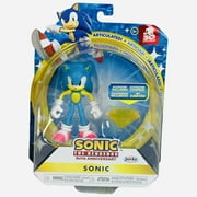 Sonic The Hedgehog 30th Anniversary Neon Sonic Jakks 4" Inch Figure Wave 5 2021