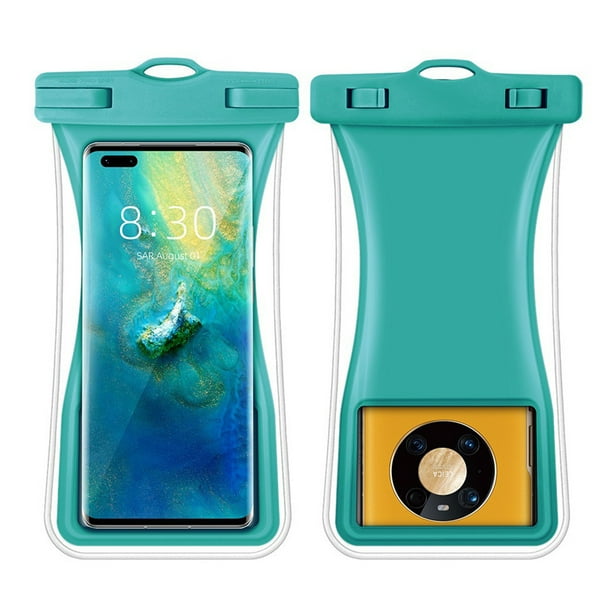 Pisexur - Funda impermeable para teléfono (IPX8) para hombre, ideal para playa, con cordón, compatible con teléfonos de hasta 7,2 pulgadas, para niños y organizador de dispositivos electrónicos.