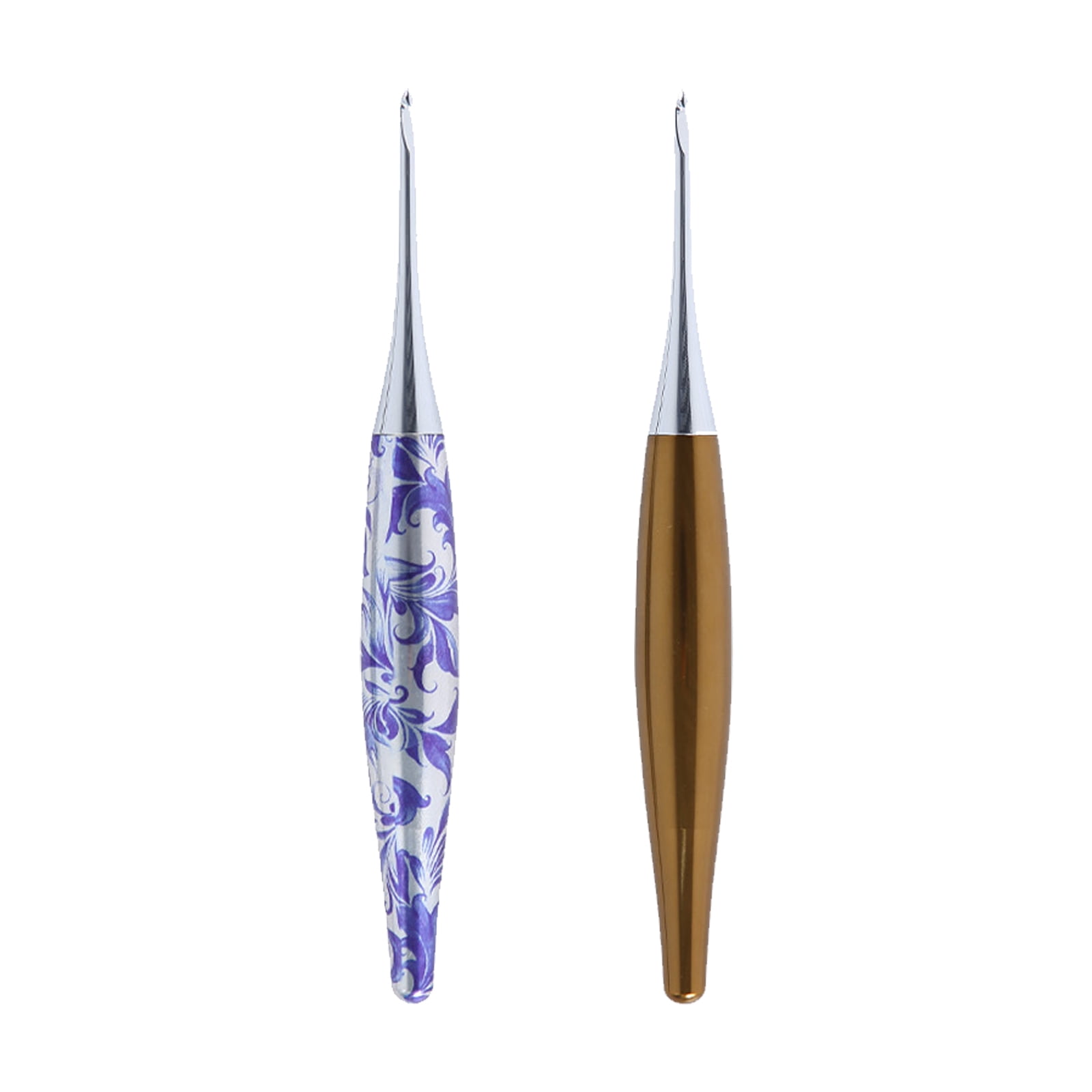 Professional Interchangeable Aluminum Crochet Hook with 11 Replaceable Tip 3.5mm-10mm Ergonomic Handle Crochet Hook