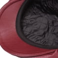 thumbnail image 2 of CoCopeaunts Newsboy Hats for Women Men Retro Adult Red Berets Cabbie Hat Leather Ivy Cap Autumn Winter Driver Caps Newsboy Cap, 2 of 7