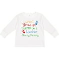 thumbnail image 3 of Inktastic Teacher like Mommy Boys or Girls Long Sleeve Toddler T-Shirt, 3 of 5