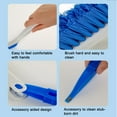 thumbnail image 6 of Vrorvz 6 PCS Small Stiff Scrub Brush Set for Sink Bathroom Corner Grout Window Track Cleaning Multi-functional 2 in 1 Detachable Tool with Long Lasting PET Bristles and Ergonomic Curved Handle, 6 of 8