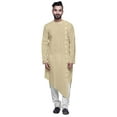 thumbnail image 1 of Atasi Kurta-Chemise pour Homme en Coton Flex, Uni, Col Rond, Tenue Festive de Designer, 1 of 7