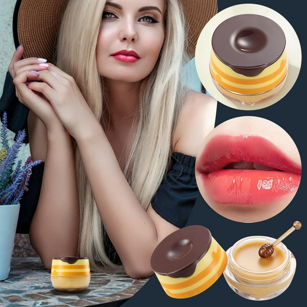 Fiudx Ofertas de la semana Bálsamo labial Bee Bálsamo labial hidratante HoneyJar Propolis Bálsamo labial nutritivo Hidratante para labios Prevención de labios secos y agrietados Exfoliante