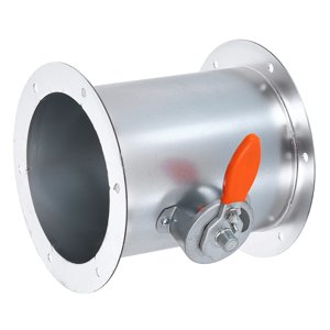 8 Amortisseur de courant arrière de conduit de pouce, amortisseur manuel de débit d'air avec les deux bouts pour ventilateurs extracteurs Hottes de portée Systèmes de chauffage