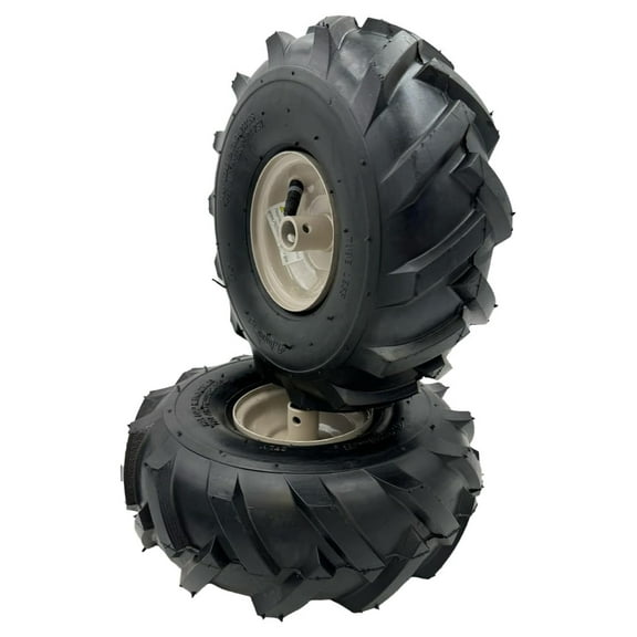 Set - 11x4.00-4 Tiller Wheel - 3/4" Hub - & Troy-Bilt Tiller Replacement