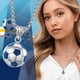 thumbnail image 2 of Collar con colgante de fútbol, baloncesto y fútbol americano en 3D de acero inoxidable, pendientes unisex, joyas para niños, hombres y mujeres, regalo para aficionados, 2 of 8