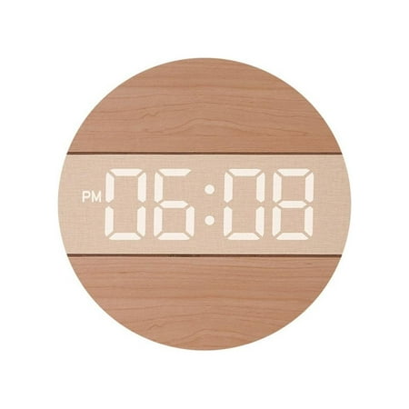 Solid Wood Analogues Wall Clock 30cm Timepiece for Office Indoor Decoration