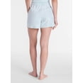 thumbnail image 4 of Joyspun Women's Woven Poplin Sleep Shorts, 3'' Inseam, Sizes XS-3X, 4 of 6
