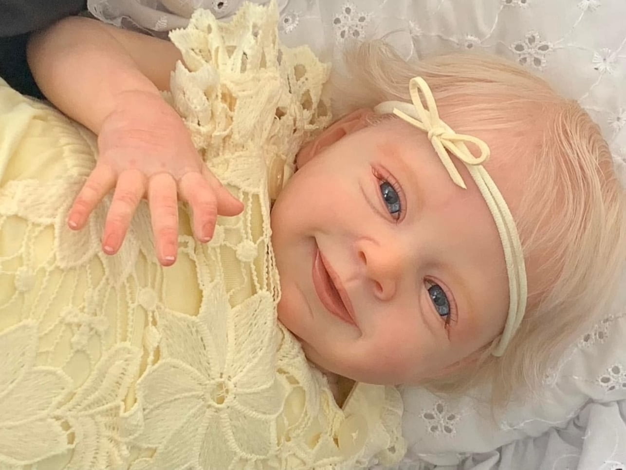 Likable Lifelike Reborn Baby Dolls Girl 19 inch 48 CM Cute Realistic Newborn Babies Handmade That Look Real Cloth Body Adorable Baby Doll Girl