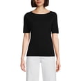 thumbnail image 3 of Lands' End Women's Supima Cotton T-shirt, 3 of 3