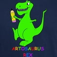 thumbnail image 3 of CafePress - Artosaurus Rex Dark T Shirt - Men's Classic Graphic Cotton T-Shirt, 3 of 4
