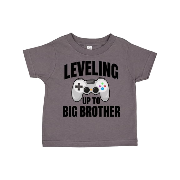 Inktastic Leveling Up to Big Brother Boys Toddler T-Shirt