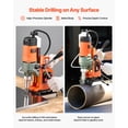 thumbnail image 3 of Taladro magnético VEVOR 1400W, 5 cm, taladrado 0-750 RPM, 3 of 9