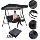 thumbnail image 2 of Swing Canopy Cover Replacement For 2/3Person Swing Chair, Rainproof AntiUV Oxford Cloth, Garden Patio Seat Cover, 2 of 5