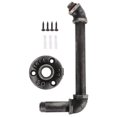 thumbnail image 1 of EeaseCA 1pc Industrial Style Iron Pipe Rack Bracket Vintage Household Wall Bracket Holder, 1 of 8